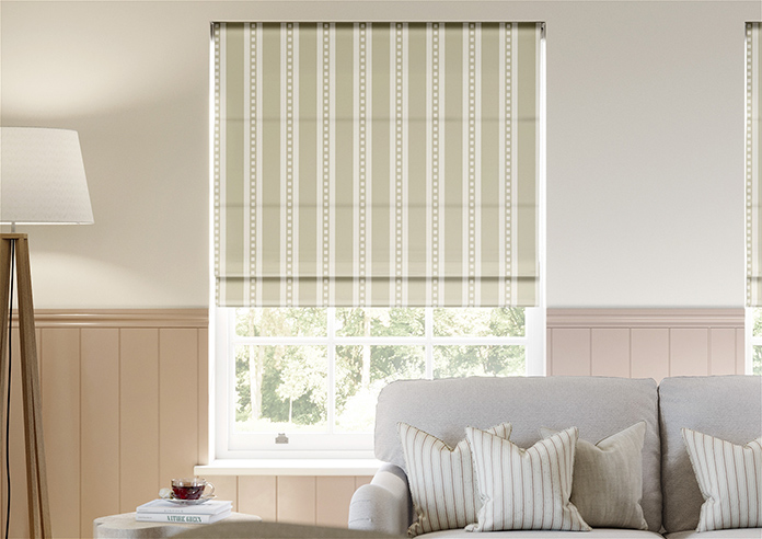 The British Stripe Co. Edgar, Dover No.1 - Roman Blind - Image 3